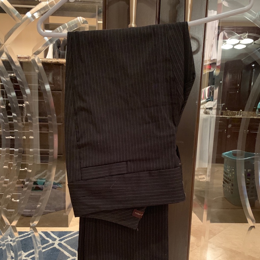 The limited pinstripe dress pants